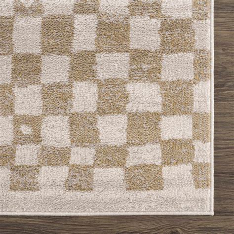 Checkered Beige Rugs: A Versatile Addition to Any Room