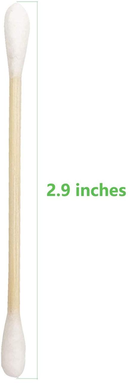 Bamboo Cotton Swabs & Wooden Cotton Swabs Set 1200pcs Ecofriendly