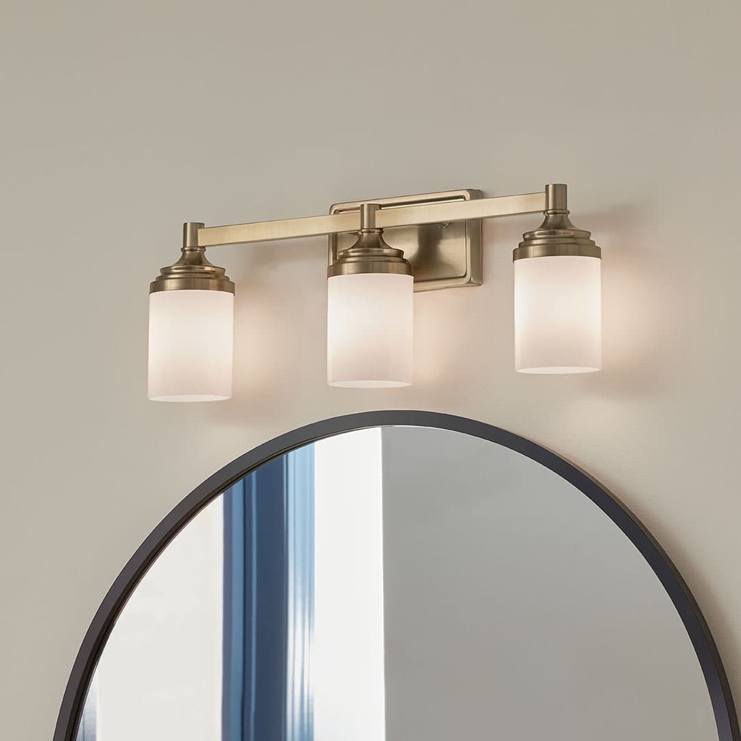 Noha 3 Light Vanity Light Bronze Kichler Lighting