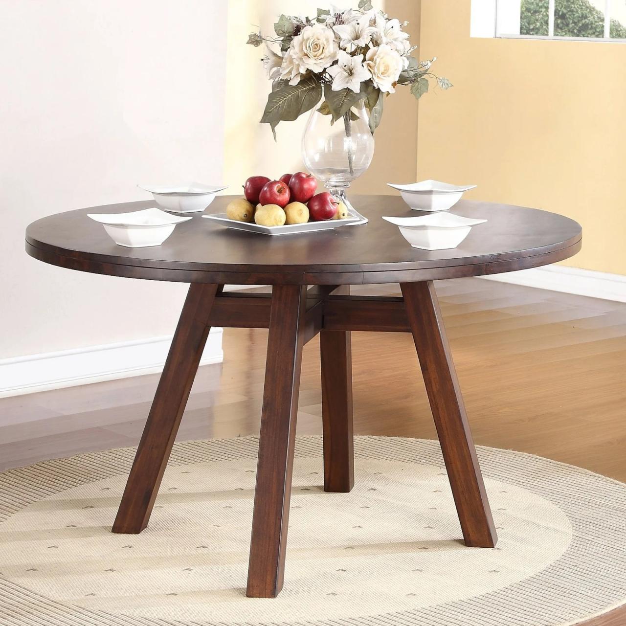 Wooden Round Dining Table A Timeless Piece Of Furniture Table Round