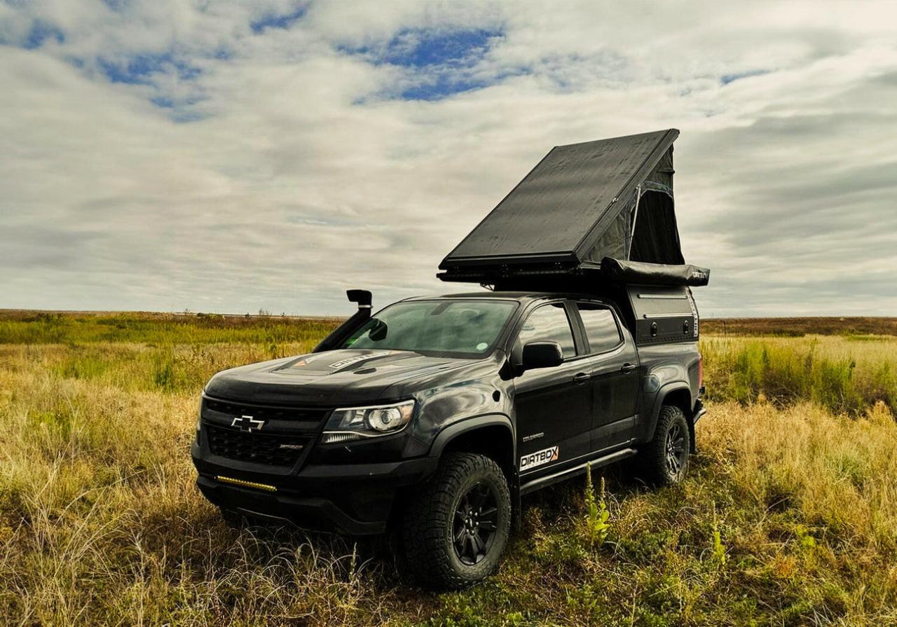 Dirtbox Canopy Camper Modular Truck Camper Shell / Topper for Mid