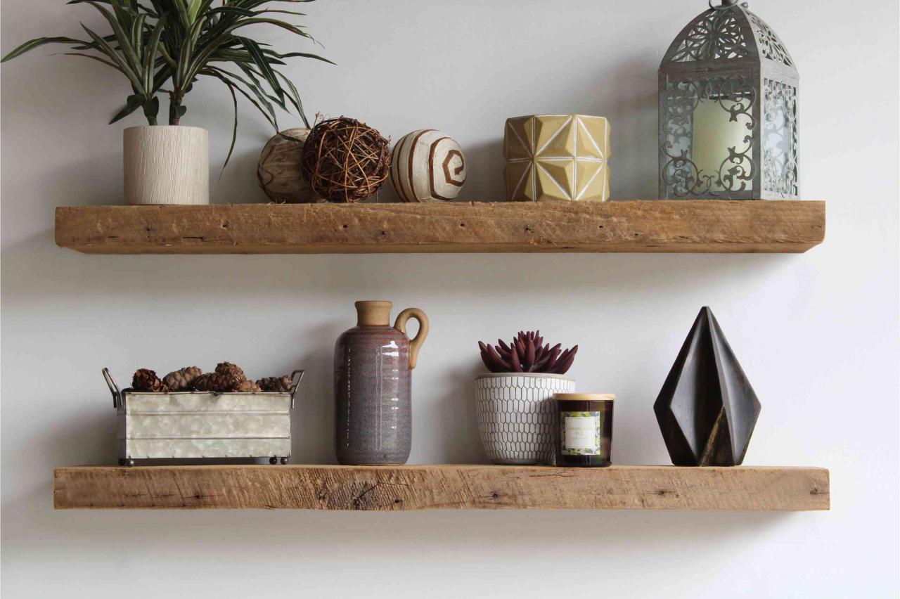 5 Creative Ways to Style Floating Wood Shelves in Your Kitchen