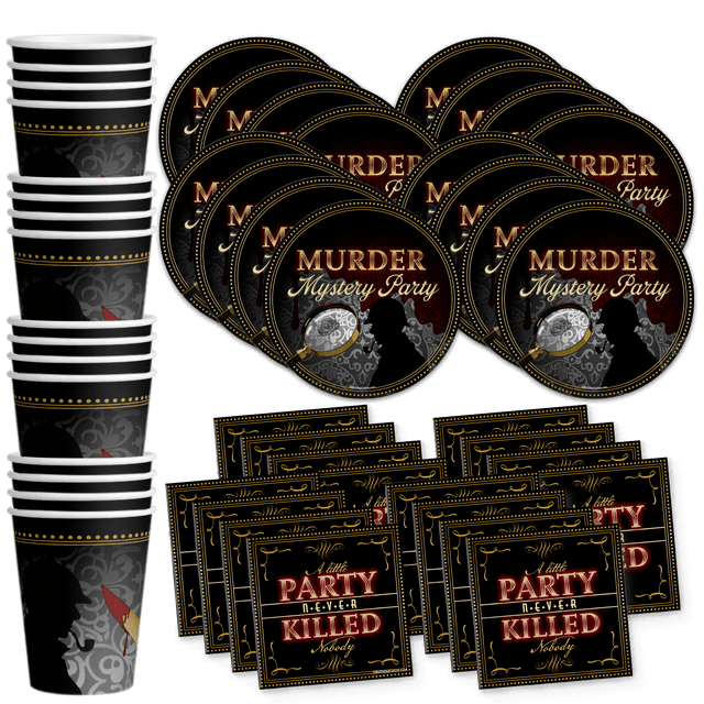 Murder Mystery Themed Party Supplies Adult Birthday Supplies