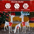 Transform Your Garden with a 3-Piece Outdoor Reindeer Set