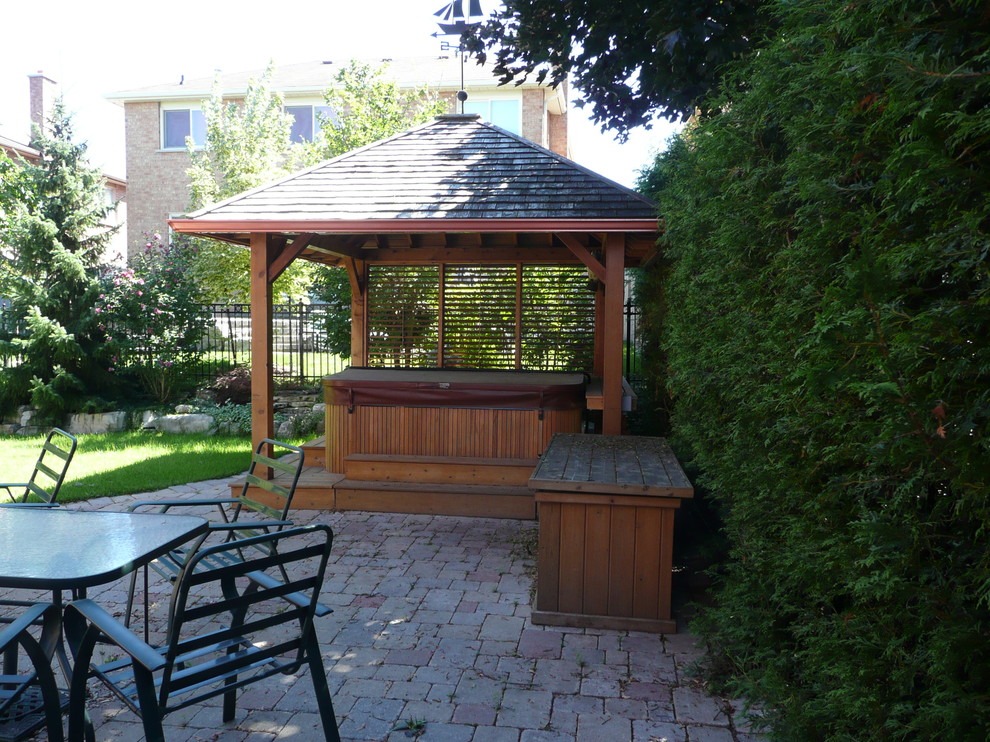Cabana for hot tub Traditional Patio Toronto by Aurora
