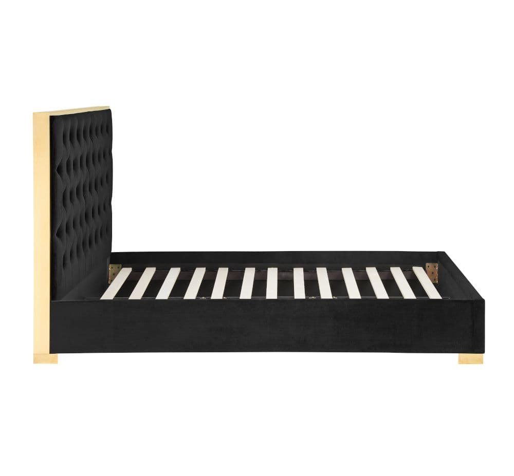 The Timeless Elegance of Black and Gold Velvet Beds in Modern Decor