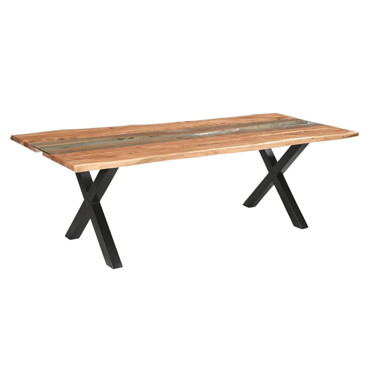 Live Edge Collection Large River Dining Table Modern Rattan Ltd