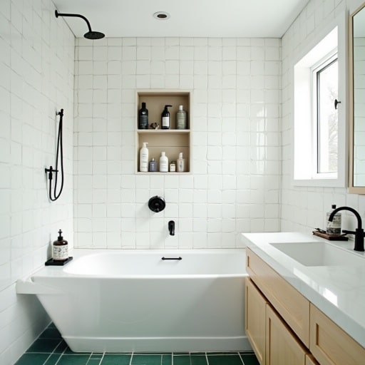 White Square Tile Bathroom 12 Stunning Bathrooms With Tiled Mosaic