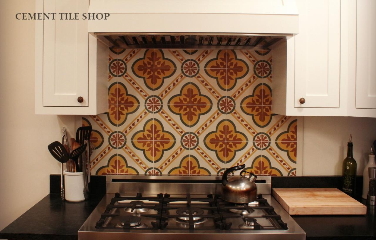 Custom Kitchen Backsplash Berkeley, CA Cement Tile Shop Blog